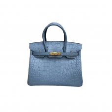 Сумка Hermes Birkin 30 из матовой кожи аллигатора